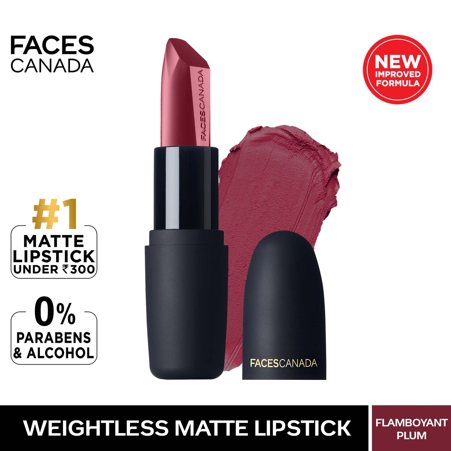 Weightless Matte Finish Lipstick Divine Mauve