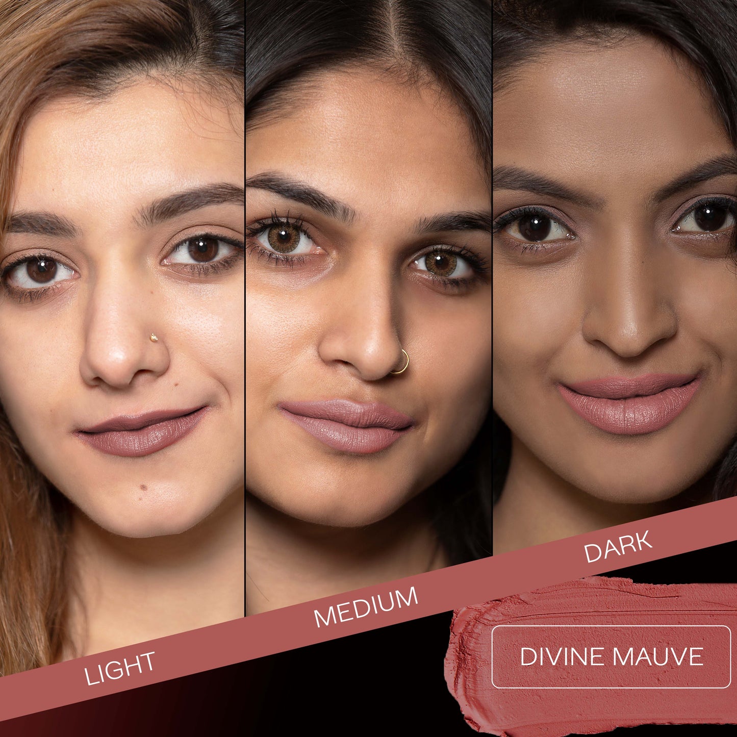 Weightless Matte Finish Lipstick Divine Mauve