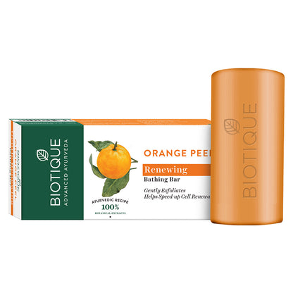 Biotique Orange peel Renewing Bathing Bar 150g (Pack of 3)