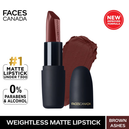 Weightless Matte Finish Lipstick Divine Mauve