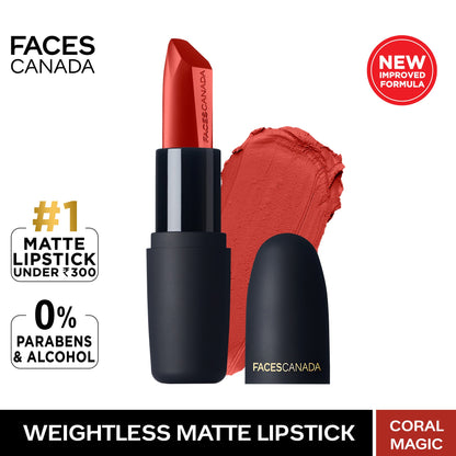 Weightless Matte Finish Lipstick Divine Mauve