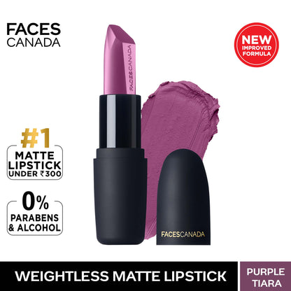Weightless Matte Finish Lipstick Divine Mauve